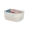 Simplify 2-Tone Decorative Large Storage Basket in Ivory 26312-IVORY - alternate 4